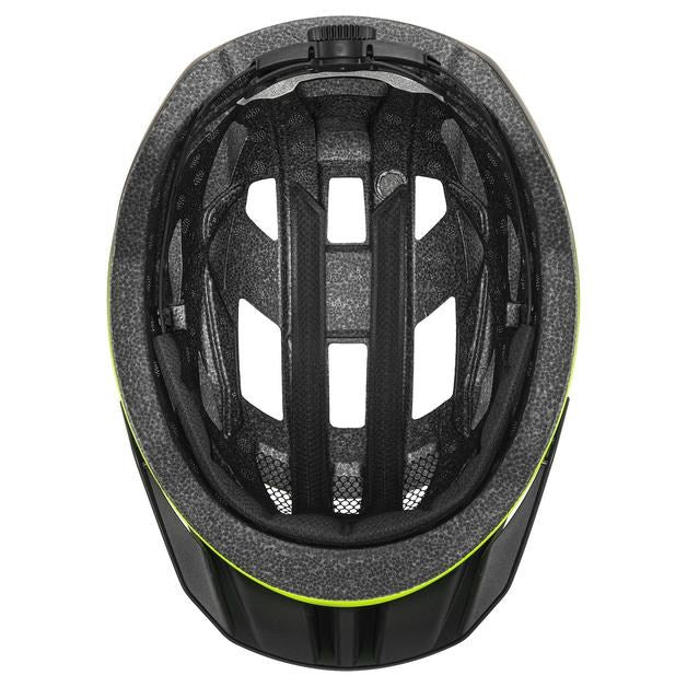 Kask rowerowy UVEX I-vo 2 56-60cm, неоново жълт/черен мат