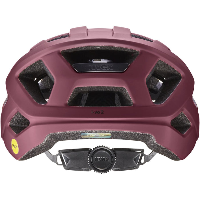 Kask rowerowy UVEX I-vo 2 MIPS 56-60cm, червена боровинка/черен мат