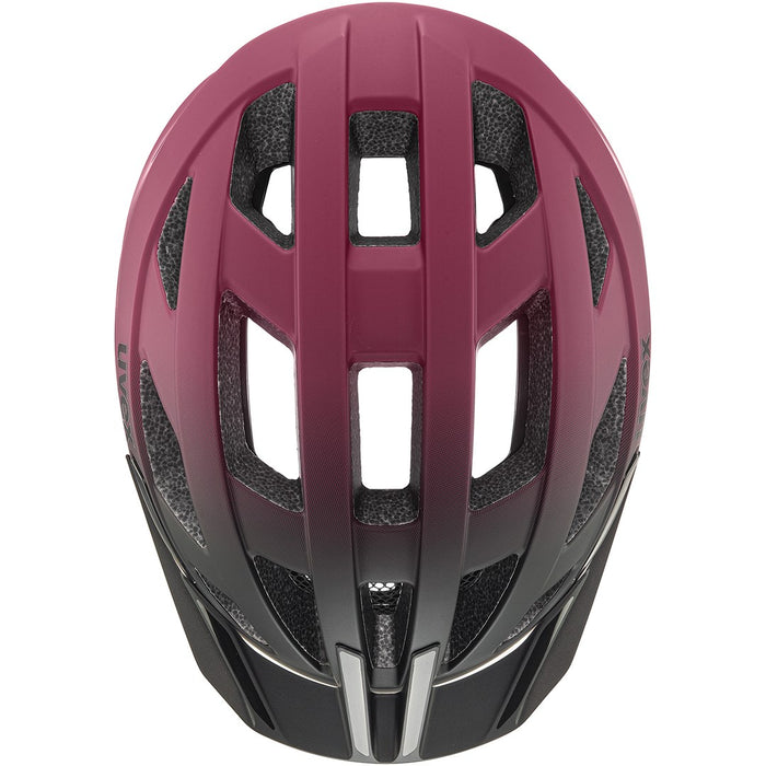 Kask rowerowy UVEX I-vo 2 MIPS 56-60cm, червена боровинка/черен мат