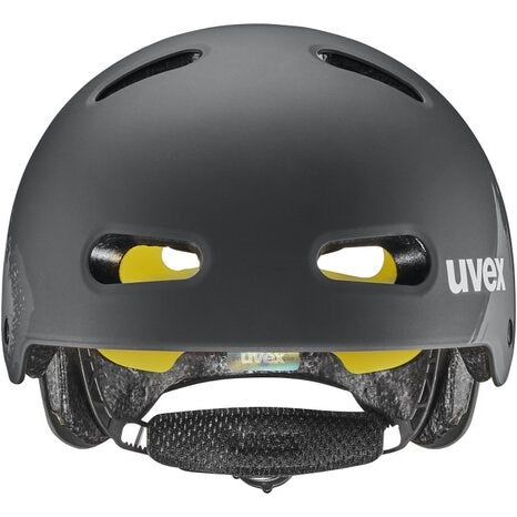 Kask rowerowy dziecięcy UVEX Kid 4 Style MIPS, dirt black matt
