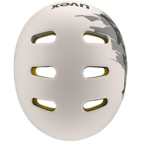 Kask rowerowy dziecięcy UVEX Kid 4 Style MIPS, мръсно топло сиво
