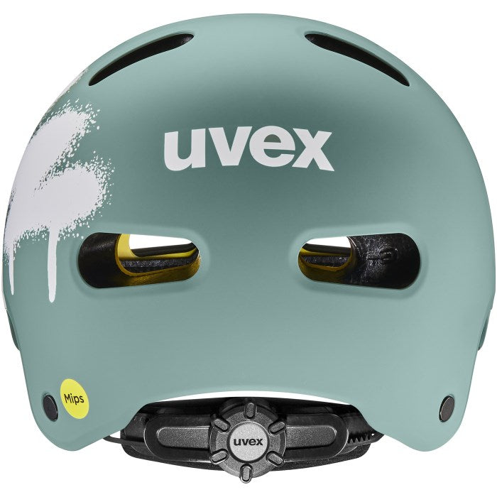 Kask rowerowy dziecięcy UVEX Kid 4 Style MIPS, зелен