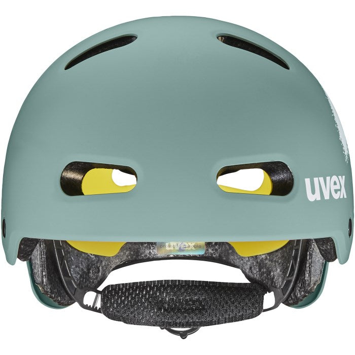 Kask rowerowy dziecięcy UVEX Kid 4 Style MIPS, зелен