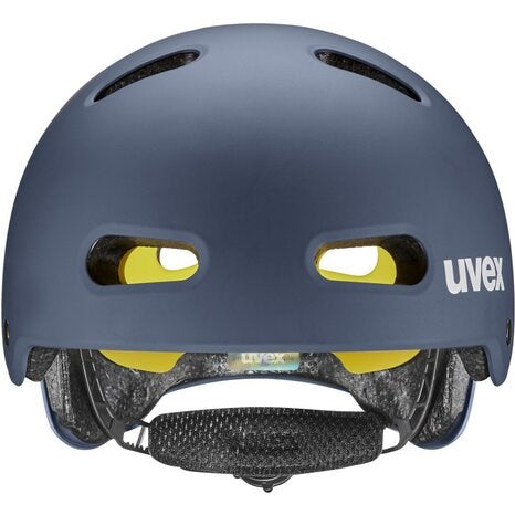 Kask rowerowy dziecięcy UVEX Kid 4 Style MIPS, здрачно син мат