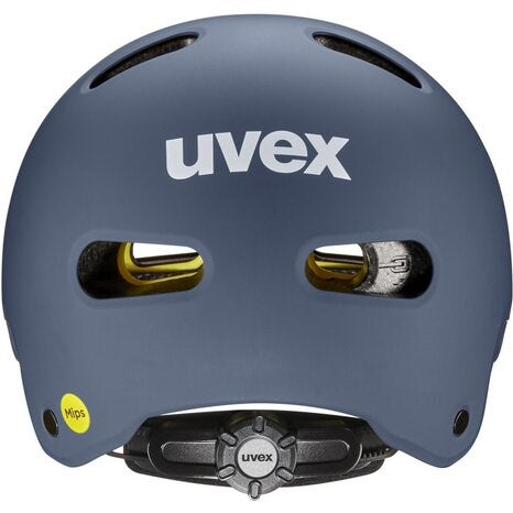 Kask rowerowy dziecięcy UVEX Kid 4 Style MIPS, здрачно син мат