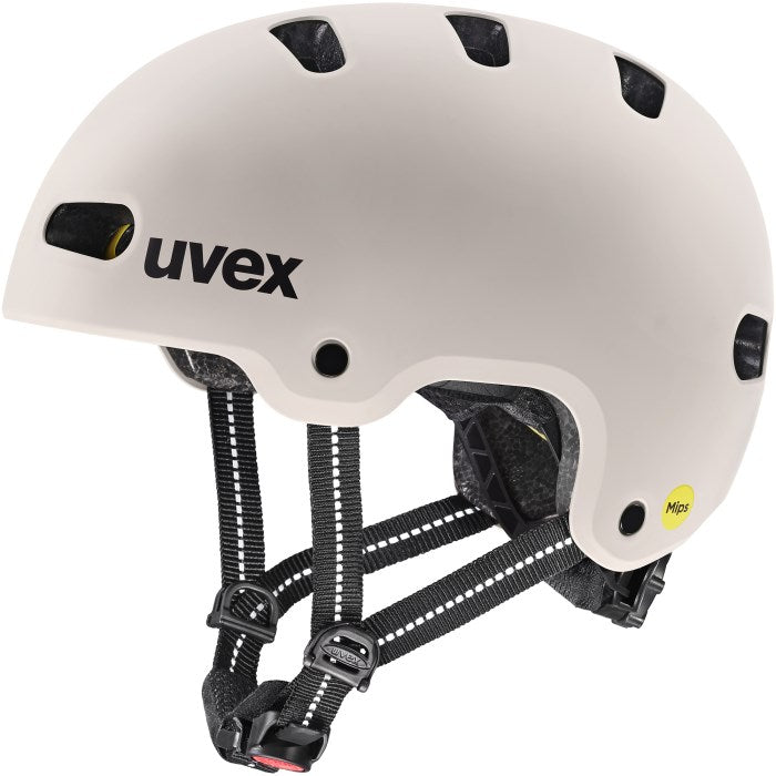 Kask rowerowy dziecięcy UVEX Kid 4 Style MIPS, топло сиво мат