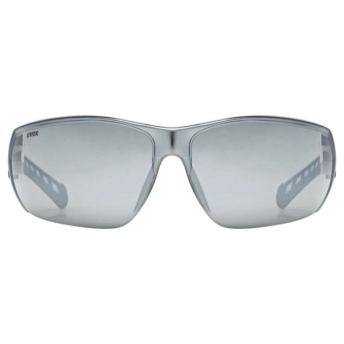 Okulary rowerowe UVEX Equate, бял мат/мир.сребро