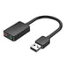 Външна аудио карта Vention CDYB0 USB 2.0 към 2х 3.5mm 0.15m