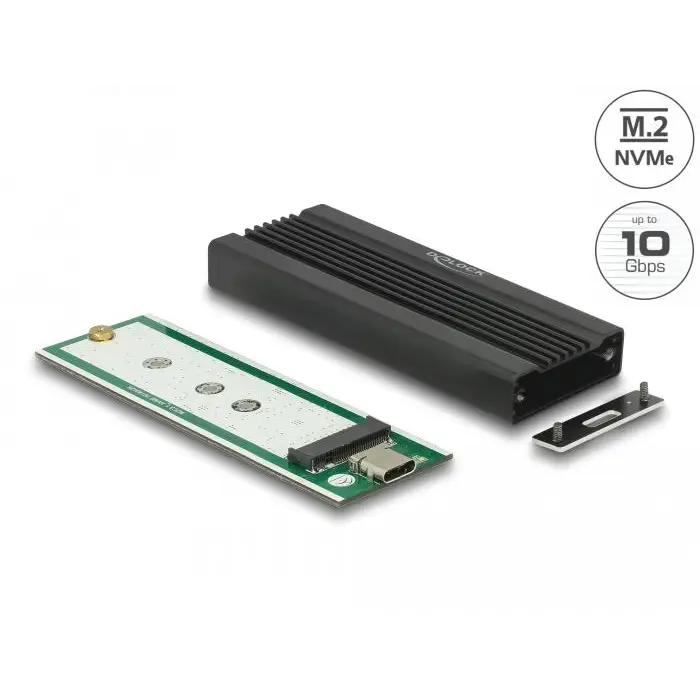 Външно чекмедже Delock За M.2 NVMe PCIe SSD