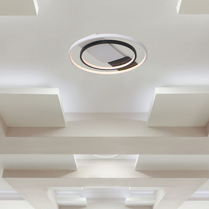 LED ПЛАФОН 50W 3CCT БЯЛ/ЧЕРЕН ДИСТАНЦИОННО УПРАВЛЕНИЕ V-TAC