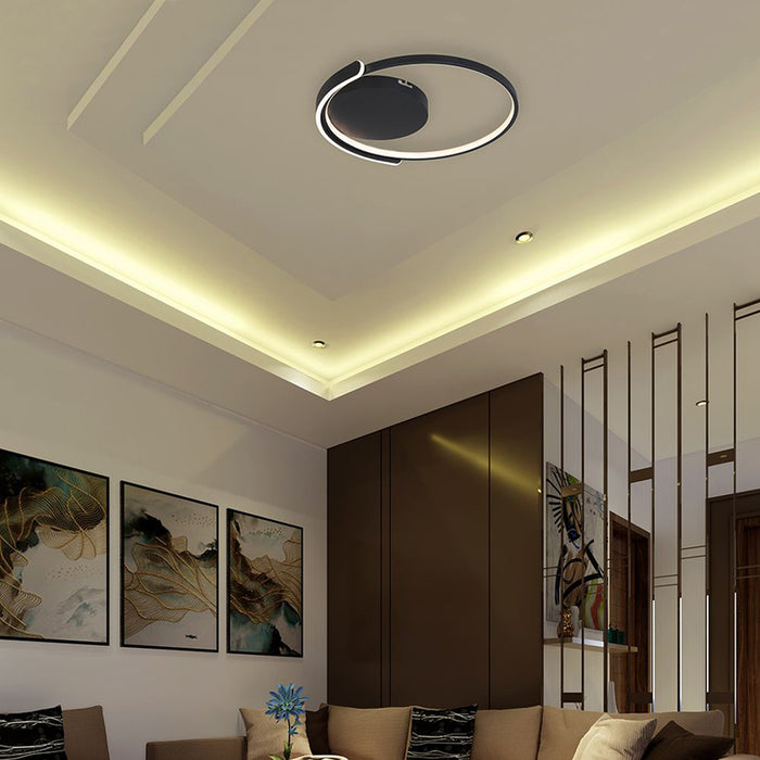 LED ПЛАФОН 70W ДИСТАНЦИОННO УПРАВЛЕНИЕ ЧЕРЕН КРЪГ 84025 V-TAC