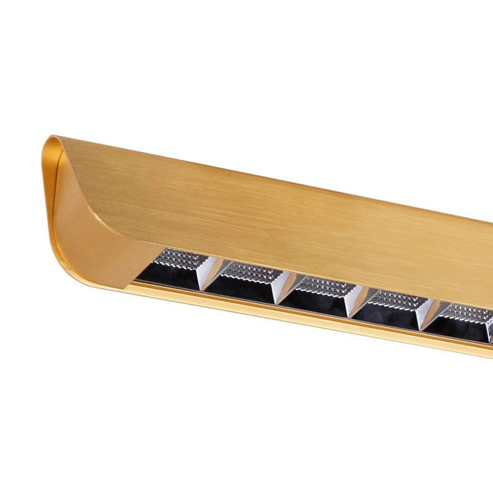 LED ЛИНЕЕН ПЕНДЕЛ ЛУПА 36W CCT ЗЛАТО МАТ V-TAC