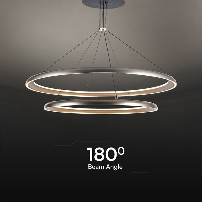 LED ПЕНДЕЛ 65W 3000K ЗЛАТО/БЯЛ V-TAC