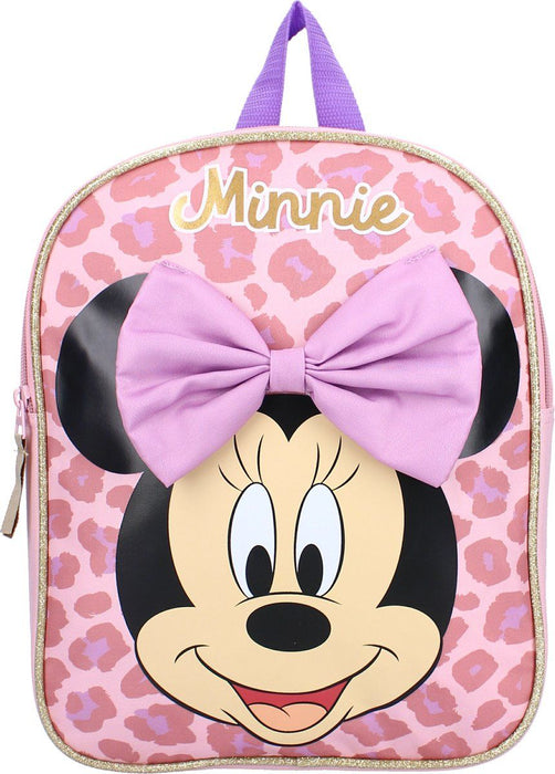 Раница за детска градина Vadobag Minnie Mouse - Real Cool, розова панделка
