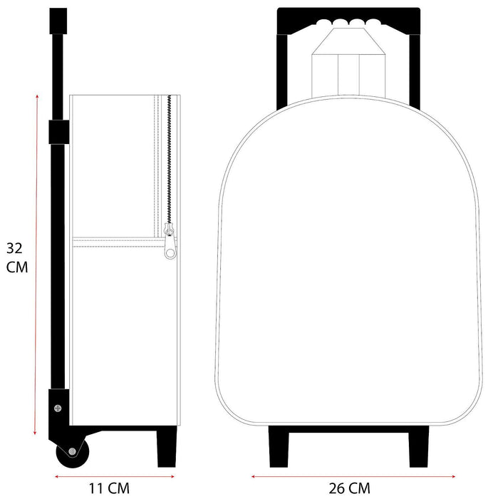 3D раница с колелца Vadobag Great Escapes - Stitch