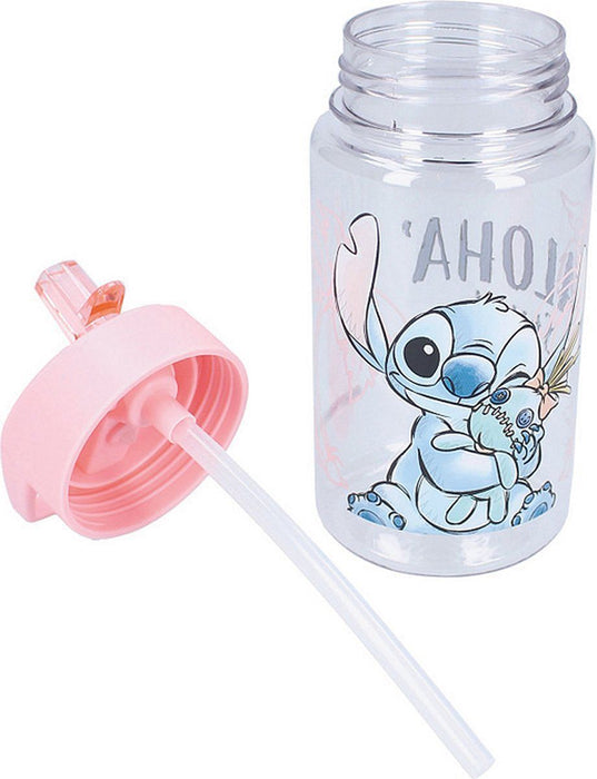 Бутилка за вода Vadobag Drink Up - Stitch, 450 ml