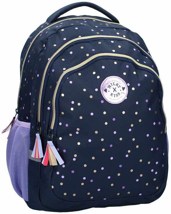 Ученическа раница Vadobag Milky Kiss - Dotted Delight, 2 отделения