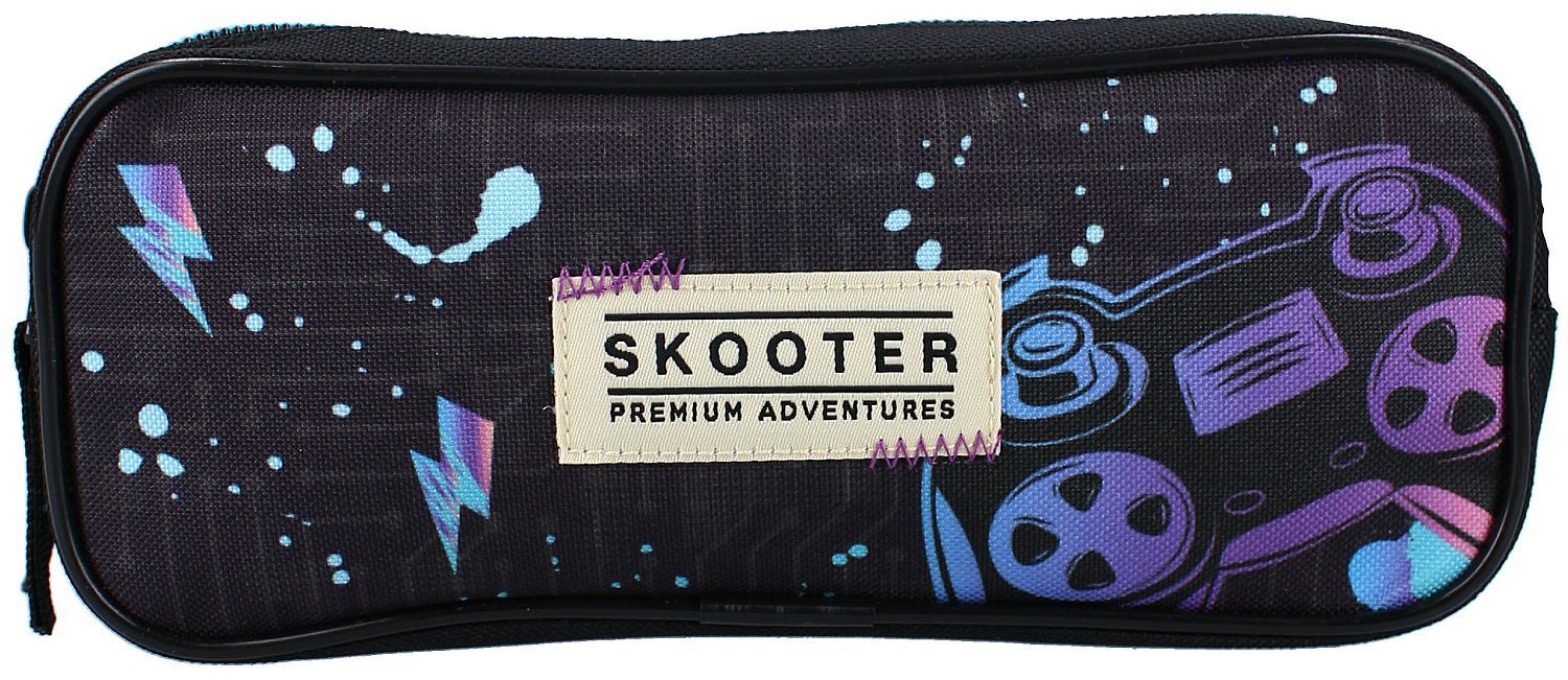 Ученически несесер Vadobag Skooter - Game Face On, 2 ципа