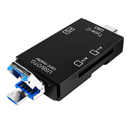 VAKOSS ЧЕТЕЦ НА КАРТИ 6IN1 USB A / MICRO USB / USB C / SD