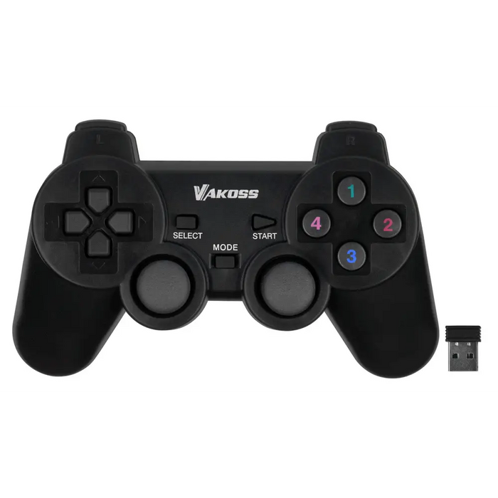 Vakoss GP-3925BK Геймърски контролер Черен RF Геймпад
