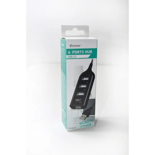 Vakoss TC-234UX интерфейсен хъб USB 2.0 черен