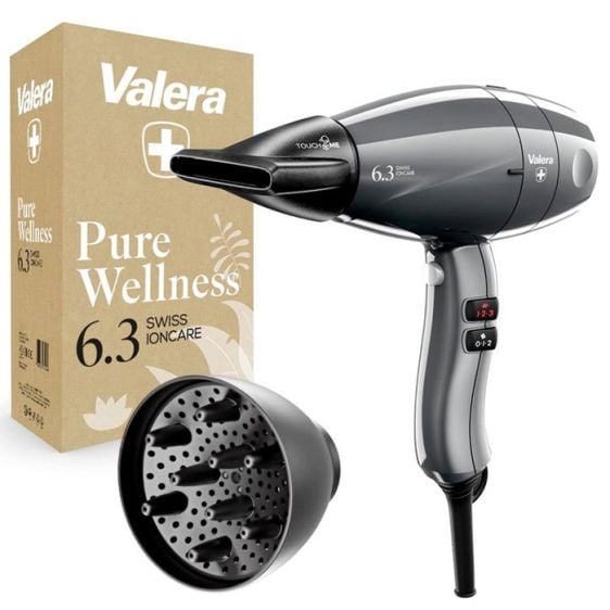 Професионален сешоар VALERA Swiss Ioncare SIC 6.3 RC, 2000 W, Timeless Grey