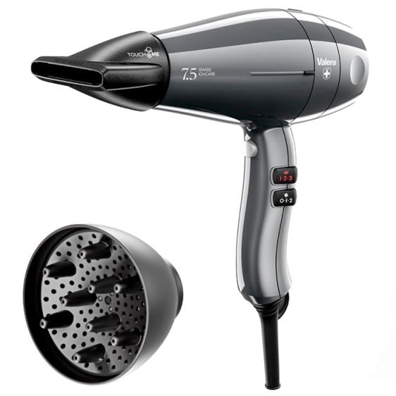 Професионален сешоар VALERA Swiss Ioncare SIC 7.5 RC, 2000 W, Grey