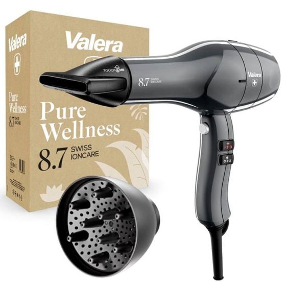 Професионален сешоар VALERA Swiss Ioncare SIC 8.7 RC, 2000 W, Timeless Grey