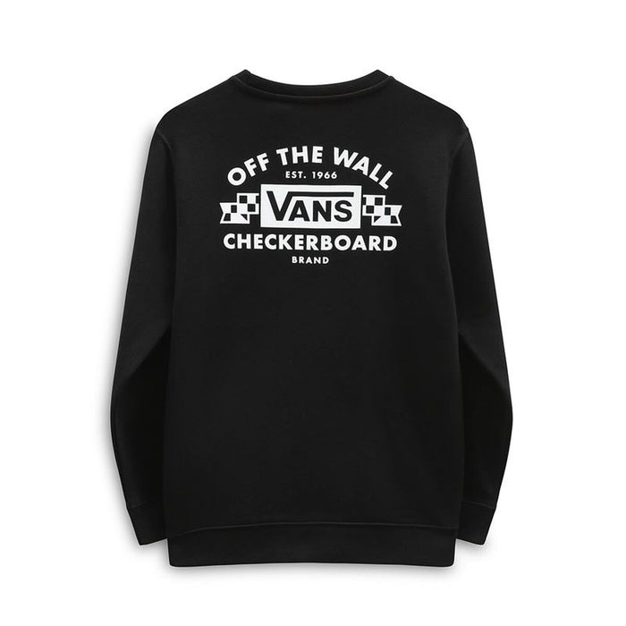 Детски суичър без качулка Vans Workshop Crew Черен