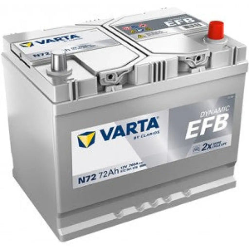 VARTA DYNAMIC EFB 72AH 760A 12V R+ JIS