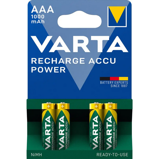 VARTA HR03 AAA Recharge Accu Power 1000 mAh 05703
