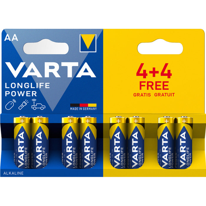БАТЕРИИ VARTA LONGLIFE POWER AA