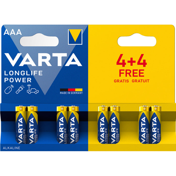 БАТЕРИИ VARTA LONGLIFE POWER AAA