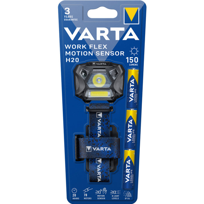 Фенер VARTA WORK FLEX MOTIONSENSOR H20