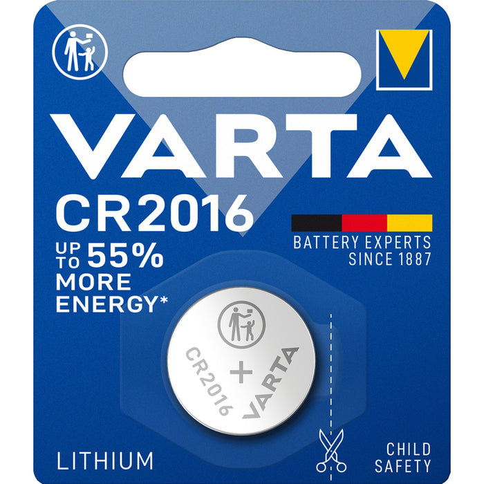 БАТЕРИЯ VARTA LITHIUM CR2016