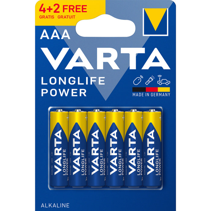 БАТЕРИИ VARTA LONGLIFE POWER AAA