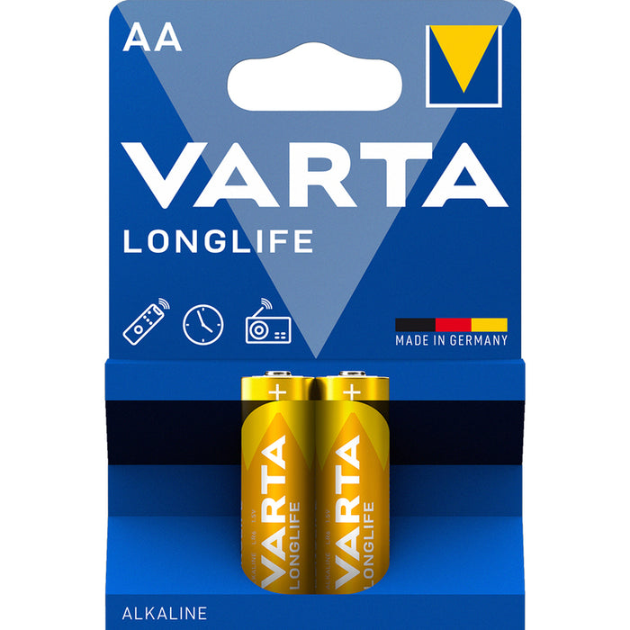 БАТЕРИИ VARTA LONGLIFE EXTRA AA X2