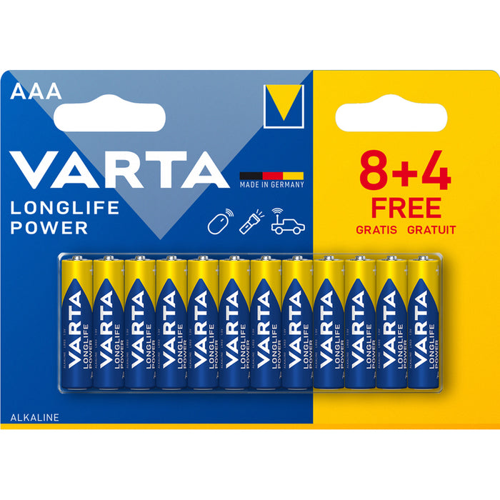 БАТЕРИИ VARTA LONGLIFE POWER AAA