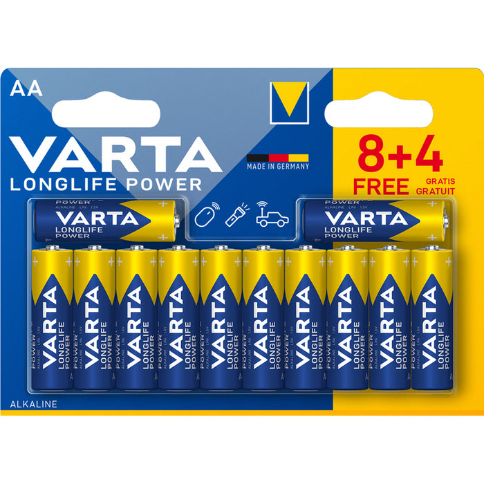БАТЕРИИ VARTA LONGLIFE POWER AA