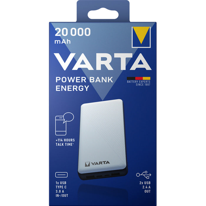 ВЪНШНА БАТЕРИЯ VARTA 20000 mAh 57971
