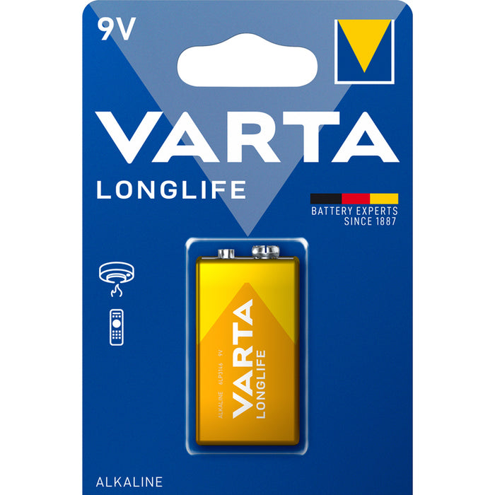 БАТЕРИИ VARTA LONGLIFE 9V