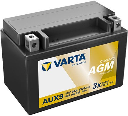 VARTA DYNAMIC AGM AUX9 YTX9 9AH 130A L+