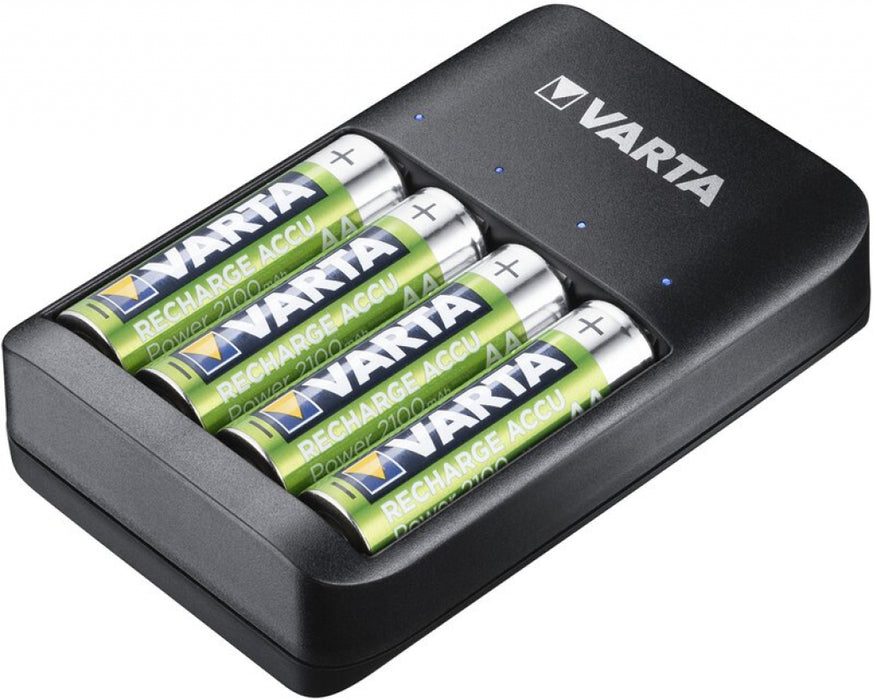 Зарядно у-во за батерии Varta VALUE USB QUATTRO CHARGER BLI 1 + 4x 56703 AA
