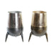 Ваза DKD Home Decor 15,5 x 15,5 x 26 cm Сребрист Златен