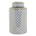 Ваза DKD Home Decor 18 x 18 x 30,5 cm Порцелан Златен Бял