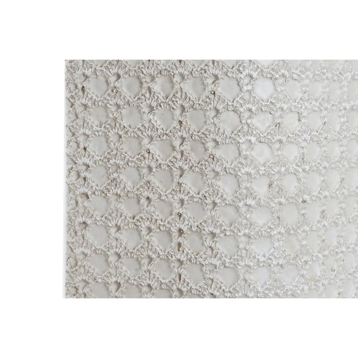 Ваза DKD Home Decor 20 x 12 x 58 cm Бял Смола Модерен