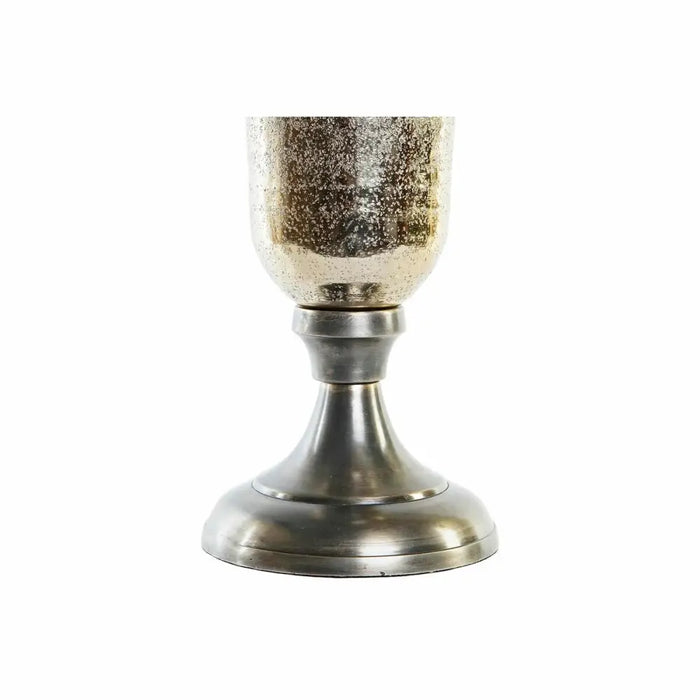Ваза DKD Home Decor 20 x 20 x 51 cm Сребрист Златен