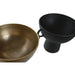 Ваза DKD Home Decor 34 x 28 x 26 cm Черен Златен Алуминий