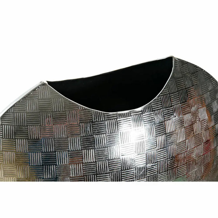 Ваза DKD Home Decor 37 x 14 x 33 cm Сребрист Златен