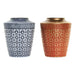 Ваза DKD Home Decor 8424001822065 Син Червен Смола Златен